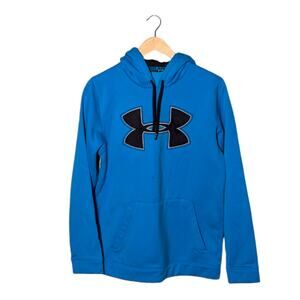 Under Armour UA Loose Fit Pullover Hoodie Blue Women's Small